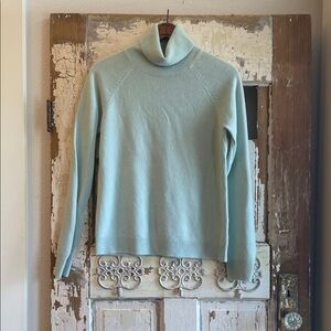 KAREN SCOTT Mint Green Turtleneck Sweater Women's (small)